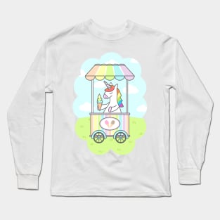 Unicorn Ice Cream Long Sleeve T-Shirt